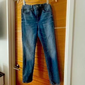 Trendy Madewell high-rise Skinny Crop jeans